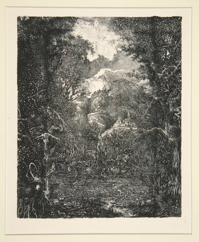 De Stad Achter het Moeras (La Ville derrière la marecage) door Rodolphe Bresdin