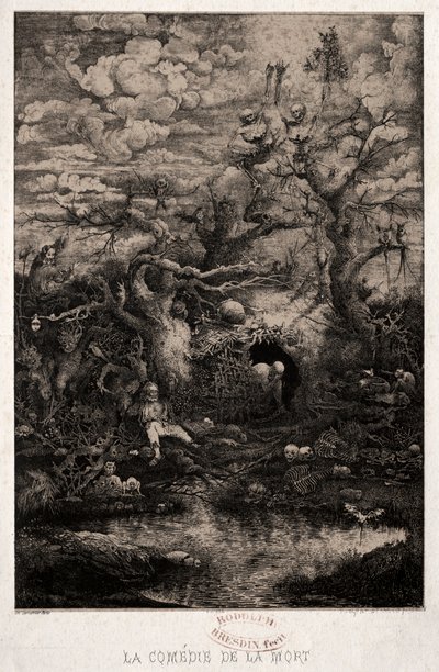 De Komedie van de Dood door Rodolphe Bresdin