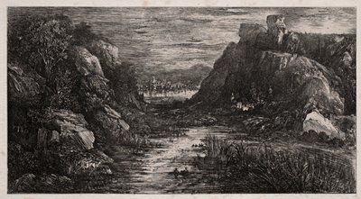 De verre stad door Rodolphe Bresdin