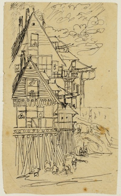 De rand van de kust door Rodolphe Bresdin