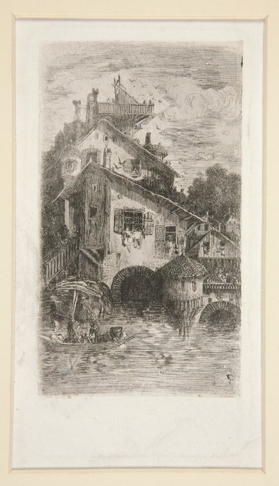 De molen door Rodolphe Bresdin