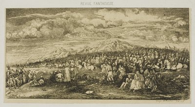 Het Romeinse leger, uit Revue Fantaisiste door Rodolphe Bresdin