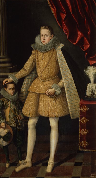 Prins Philip en de Dwerg, Miguel Soplillo, c.1620 door Rodrigo de Villandrando