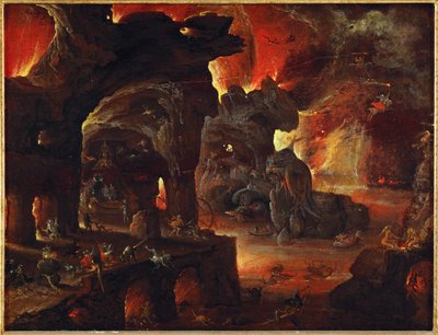 Orpheus in de onderwereld door Roelandt Jacobsz. Savery