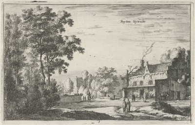 Gezicht bij Utrecht door Roelant Roghman