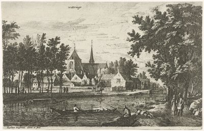 Gezicht op Wateringen door Roelant Roghman