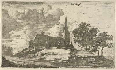 Kerk in Nederhorst den Berg door Roelant Roghman