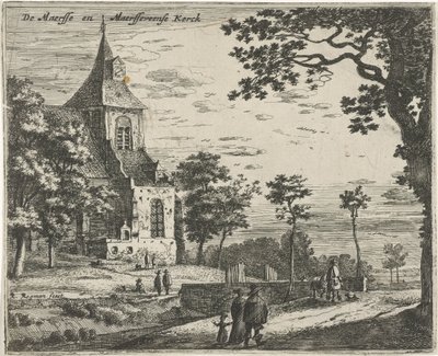 Kerk van Maarsseveen door Roelant Roghman