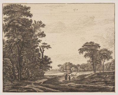 Plaat 2, uit Zes gezichten in het Haagse bos door Roelant Roghman