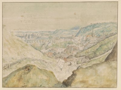 Prospect van de stad Praag door Roelant Savery