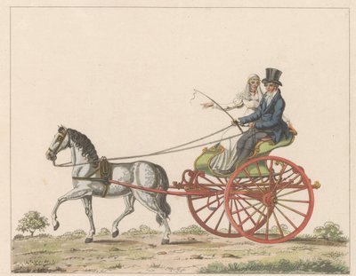 Hollandse sjees, ca. 1825 door Roelof van der Meulen