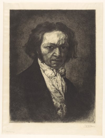 Portret van Francisco de Goya door Rogelio de Egusquiza