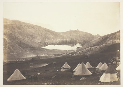 Balaklava vanaf de heuvel van de wacht door Roger Fenton