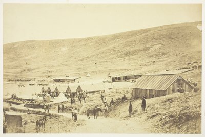 Kamp van de 4e lichte dragonders door Roger Fenton