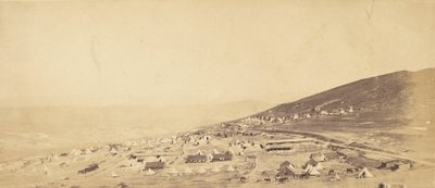 Kamp van de 4th Light Dragoons, officierskwartier. door Roger Fenton
