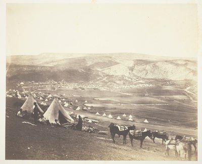 Cavaleriekamp, Balaklava door Roger Fenton