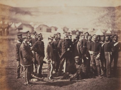 Kolonel Doherty, Officieren en Mannen van het 13e Regiment Lichte Dragonders, uit een album van 52 foto