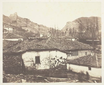 Huisjes in Balaklava door Roger Fenton
