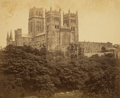 Westgevel van Durham door Roger Fenton