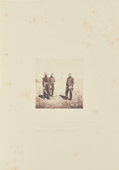Generaal Labousiniere en generaal Bevret. door Roger Fenton