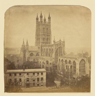 De kathedraal van Gloucester door Roger Fenton