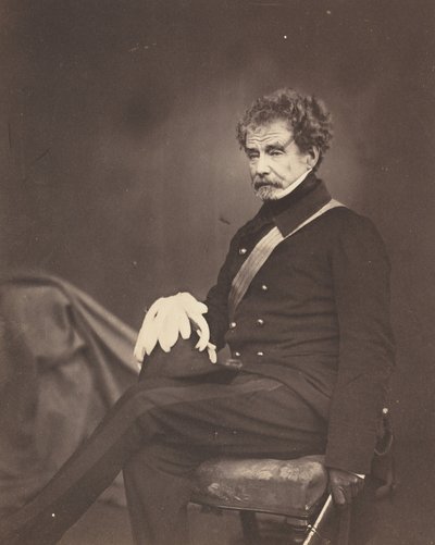 Luitenant-generaal Sir Colin Campbell, G.C.B., 1855 door Roger Fenton