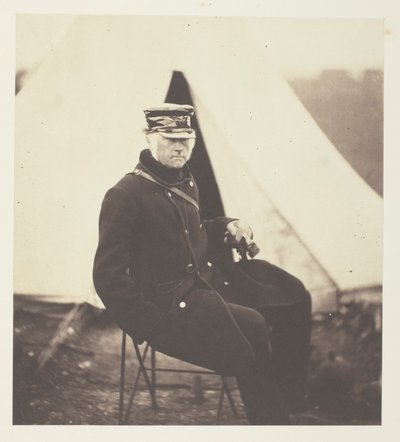 Luitenant-generaal Sir W.J. Codrington, K.C.B. door Roger Fenton