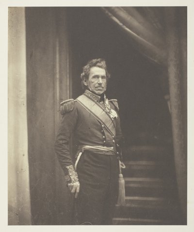 Luitenant-generaal Sir de Lacy Evans, G.C.B. door Roger Fenton