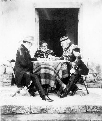 Lord Raglan, Omar Pasha en Generaal Pelissier, Krim door Roger Fenton