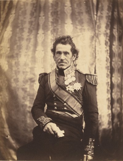 Luitenant-generaal Sir De Lacy Evans, G.C.B. door Roger Fenton