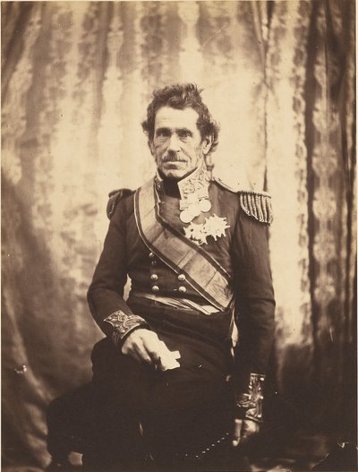 Luitenant-generaal Sir De Lacy Evans, G.C.B. door Roger Fenton