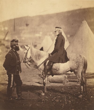 Luitenant-generaal de Eervolle Heer J.Y. Scarlett, K.C.B. door Roger Fenton