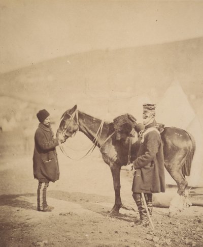 Generaal-majoor A. H. King, 1855 door Roger Fenton