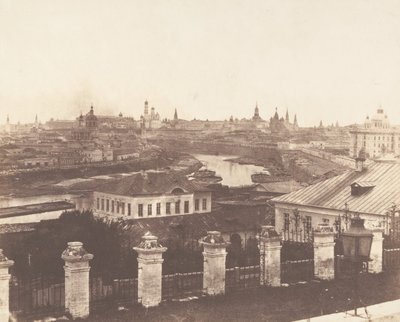 Moskou, het Kremlin in de verte, 1852 door Roger Fenton