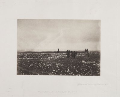 Officieren op de uitkijk bij Cathcarts Hill, 1855 door Roger Fenton