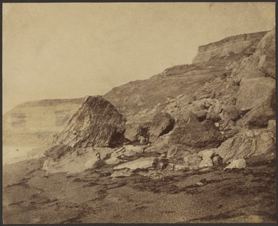 Rocken End (westelijk uitzicht), Isle of Wight door Roger Fenton