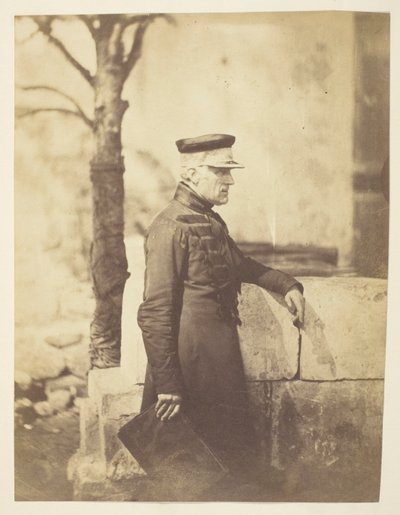 Sir Harry Jones (1791-1866), generaal; hoofdingenieur te Sebastopol, ter plaatse opgenomen, Krim door Roger Fenton