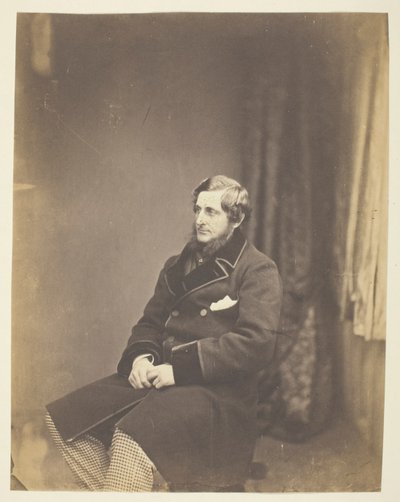 Sir J. Montagu Steele (1820-1890), militair secretaris, Krim door Roger Fenton
