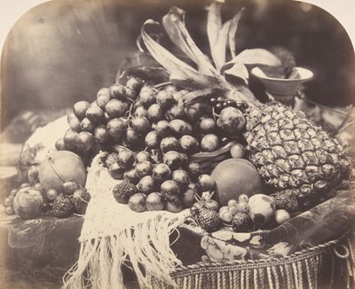 Stilleven met Fruit, 1860 door Roger Fenton