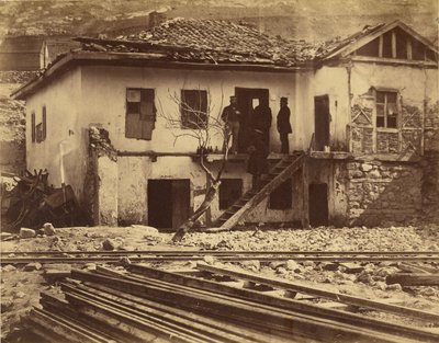 Het oude postkantoor, Balaklava. door Roger Fenton