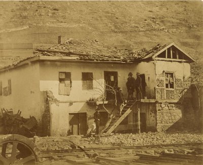 Het oude postkantoor, Balaklava. door Roger Fenton