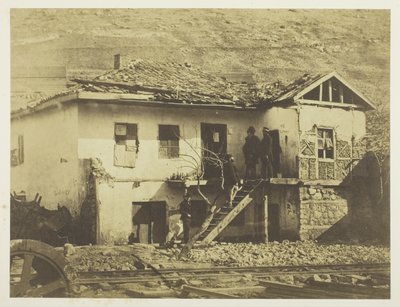 Het oude postkantoor, Balaklava door Roger Fenton