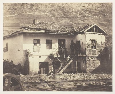 Het oude postkantoor, Balaklava door Roger Fenton