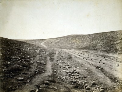 Vallei van de Schaduw des Doods, Krim door Roger Fenton