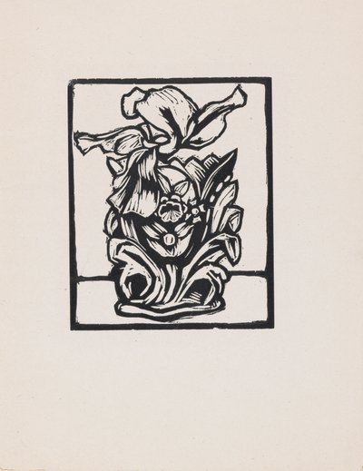 Iris & vaas door Roger Fry