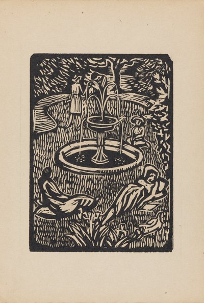 De Londense tuin door Roger Fry