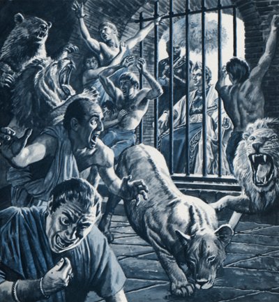 Caligula (litho) door Roger Payne