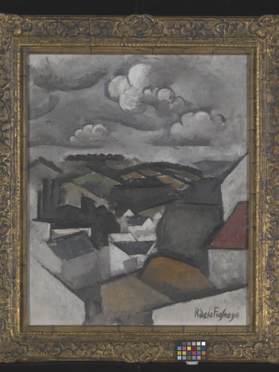 Landschap Met Een Dorp, De Heuvels Voorbij Meulan door Roger de La Fresnaye