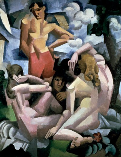 De Baders, 1912 door Roger de La Fresnaye