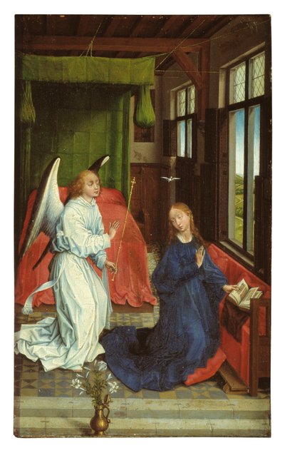 De Annunciatie door Rogier van der (follower of) Weyden